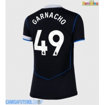 Camisa de time de futebol Chelsea Alejandro Garnacho #49 Replicas 3º Equipamento Feminina 2025-26 Manga Curta